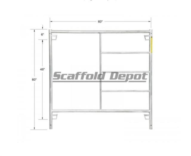 Rental store for FRAME SCAF GALV BLUE 5 X5 in Whistler BC
