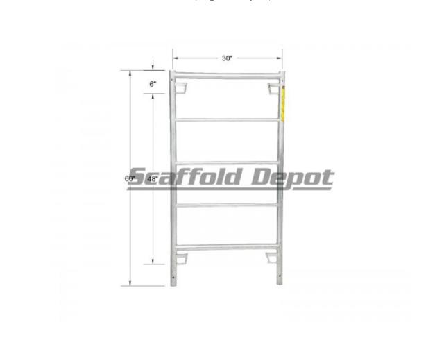 Rental store for FRAME SCAF GALV 5 H X 31W  BLUE in Whistler BC
