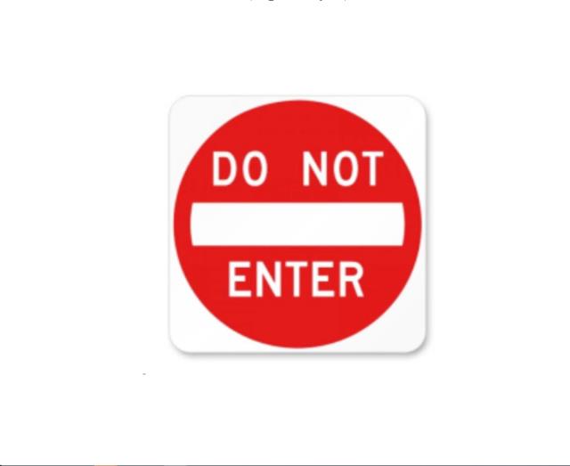 Rental store for TRAFFIC SIGN, DO NOT ENTER in Whistler BC