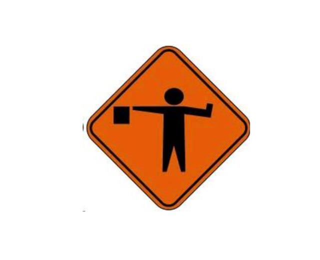 Rental store for TRAFFIC SIGN, FLAGPERSON AHEAD 4 X4 in Whistler BC